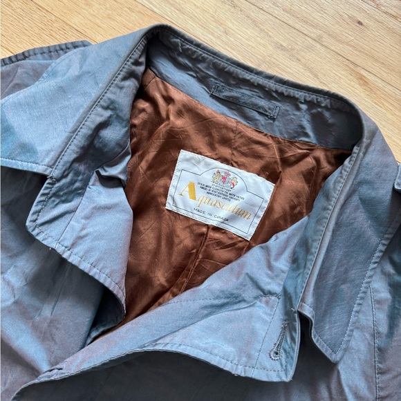 TRENCH COAT AQUASCUTUM MADE IN CANADA - Picture 6 of 6